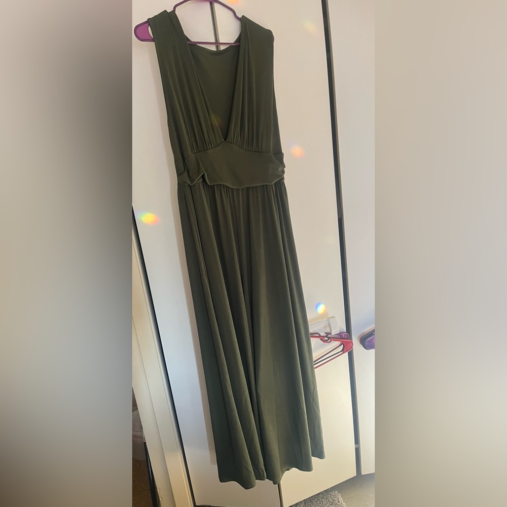 Olive green romper